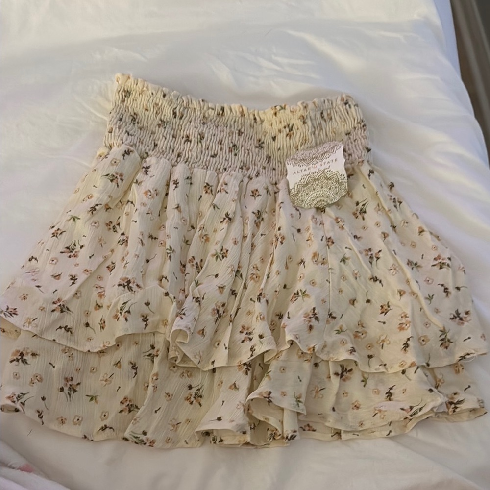 Altar'd State Floral Skirt